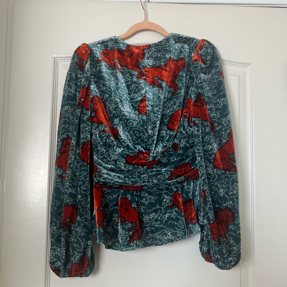 NWT Rhode Aileen Top‎ in Shetland Pony Blue Ice Size 2 - Picture 3 of 6